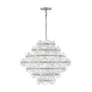 Fredrick Ramond FR30128 Rene 16-lt 29" LED Chandelier - Glacial