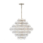 Fredrick Ramond FR30128 Rene 16-lt 29" LED Chandelier - Glacial