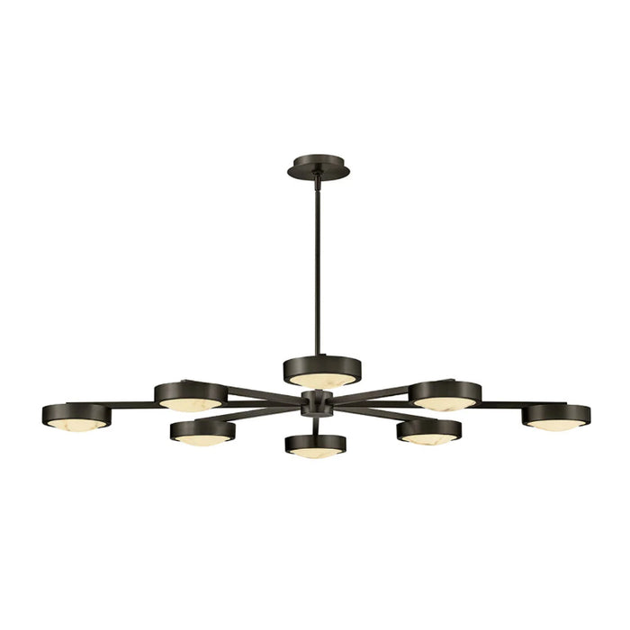 Fredrick Ramond FR31014 Cava 50" LED Convertible Semi-Flush Mount - Black Oxide