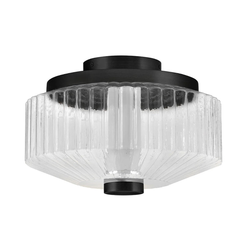 Fredrick Ramond FR41463 Reign 13" LED Flush Mount - Black