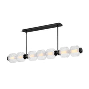 Fredrick Ramond FR41466 Reign 1-lt 69" LED Linear Chandelier - Black