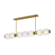 Fredrick Ramond FR41466 Reign 1-lt 69" LED Linear Chandelier - Lacquered Brass