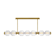 Fredrick Ramond FR41466 Reign 1-lt 69" LED Linear Chandelier - Lacquered Brass
