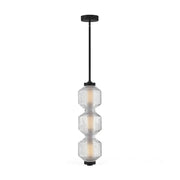 Fredrick Ramond FR41467 Reign 8" LED Convertible Pendant - Black