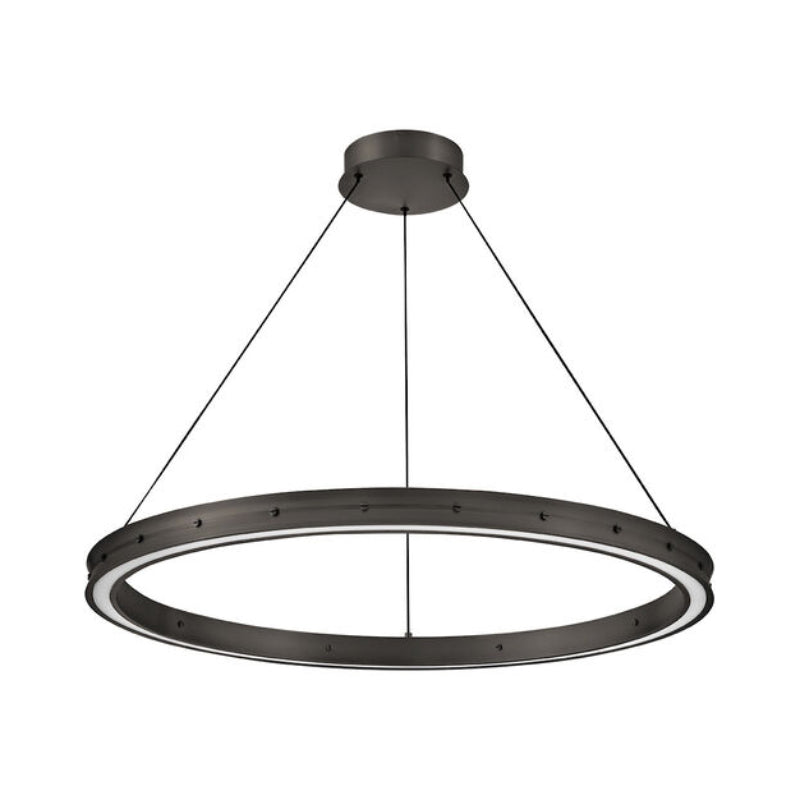 Fredrick Ramond FR41476 Althea 38" LED Chandelier - Satin Black
