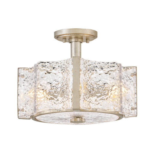 Fredrick Ramond FR41601 Florian 4-lt 14" LED Semi-Flush Mount - Glacial