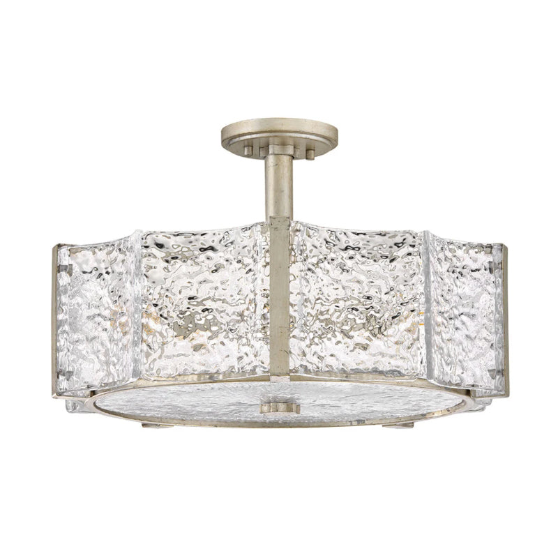 Fredrick Ramond FR41603 Florian 5-lt 20" LED Semi-Flush Mount - Glacial