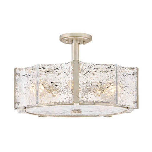 Fredrick Ramond FR41603 Florian 5-lt 20" LED Semi-Flush Mount - Glacial