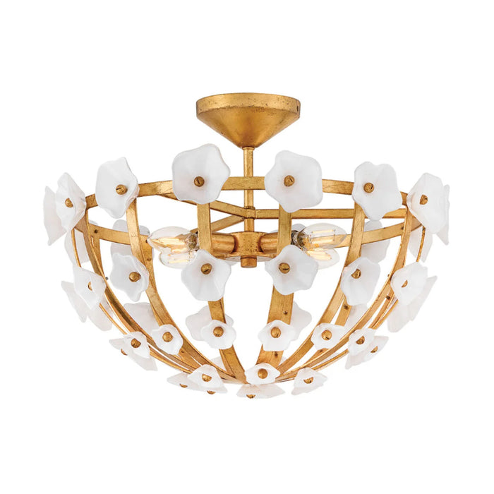 Fredrick Ramond FR41633 Azalea 4-lt 20" LED Semi-Flush Mount