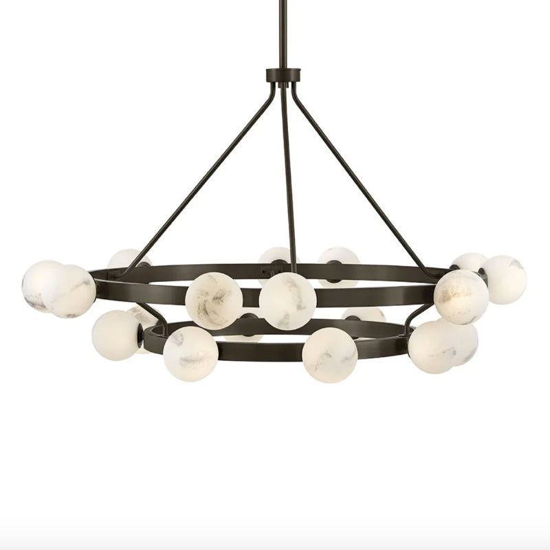 Fredrick Ramond FR41905 Selene 18-lt 48" LED Multi Tier Chandelier