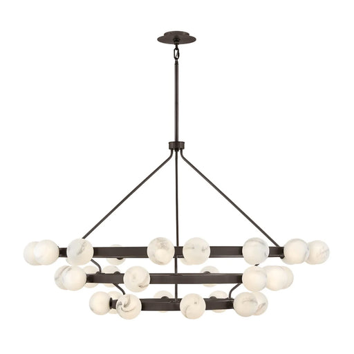 Fredrick Ramond FR41908 Selene 36-lt 60" LED Multi Tier Chandelier - Black Oxide