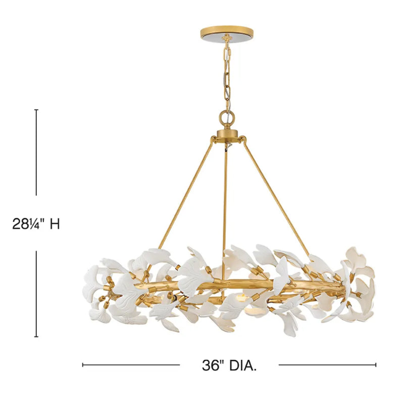 Fredrick Ramond FR41934 Audra 6-lt 36" LED Chandelier