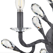 Fredrick Ramond FR46802 Eve 2-lt 16" Tall LED Wall Sconce - Brushed Graphite