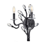 Fredrick Ramond FR46802 Eve 2-lt 16" Tall LED Wall Sconce - Brushed Graphite