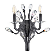 Fredrick Ramond FR46802 Eve 2-lt 16" Tall LED Wall Sconce - Brushed Graphite