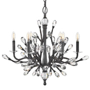 Fredrick Ramond FR46806 Eve 6-lt 26" LED Chandelier - Brushed Graphite