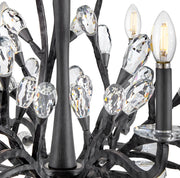 Fredrick Ramond FR46806 Eve 6-lt 26" LED Chandelier - Brushed Graphite