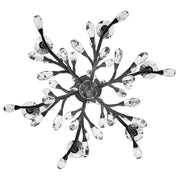 Fredrick Ramond FR46806 Eve 6-lt 26" LED Chandelier - Brushed Graphite