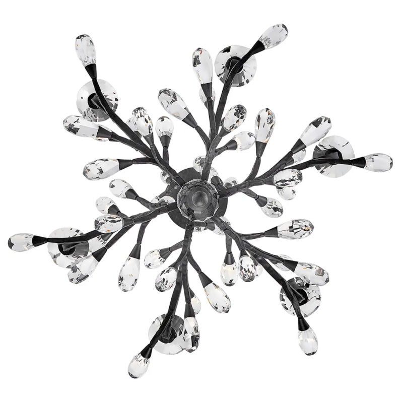 Fredrick Ramond FR46806 Eve 6-lt 26" LED Chandelier - Brushed Graphite