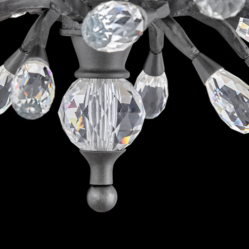 Fredrick Ramond FR46806 Eve 6-lt 26" LED Chandelier - Brushed Graphite