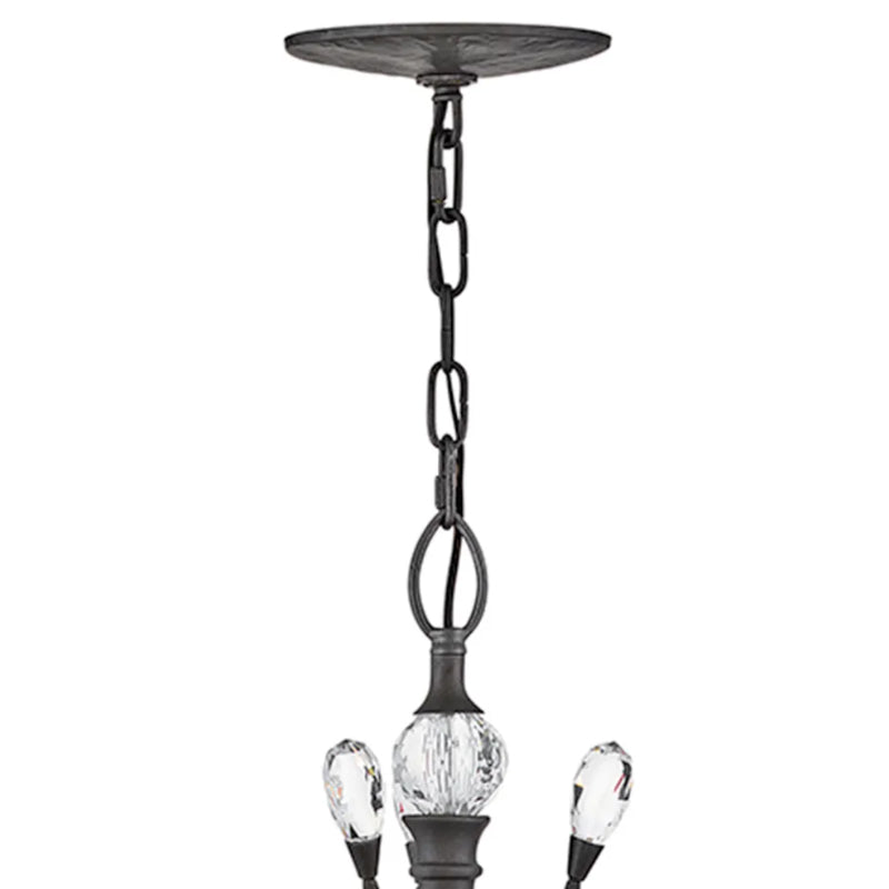 Fredrick Ramond FR46806 Eve 6-lt 26" LED Chandelier - Brushed Graphite