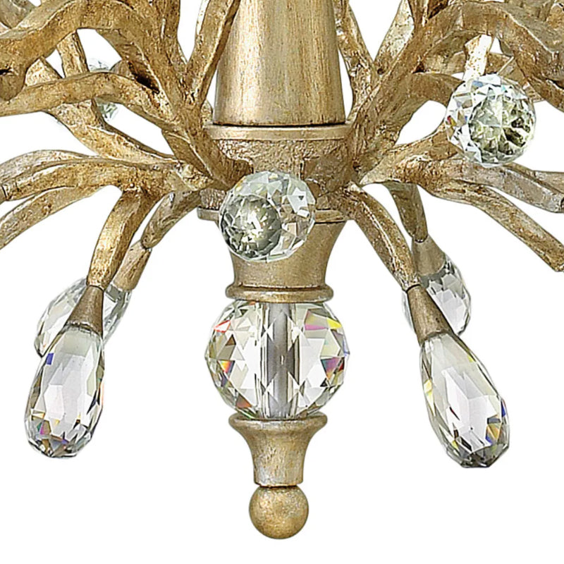 Fredrick Ramond FR46806 Eve 6-lt 26" LED Chandelier - Champagne Gold