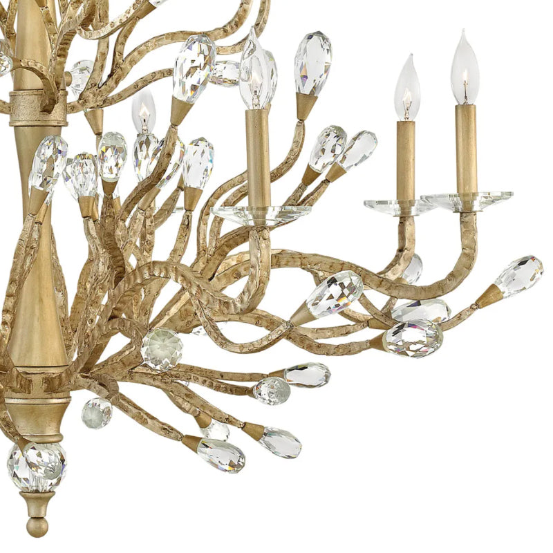 Fredrick Ramond FR46810 Eve 12-lt 49" LED Chandelier - Champagne Gold
