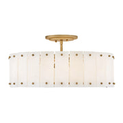 Fredrick Ramond FR47753 Simone 4-lt 21" LED Flush Mount