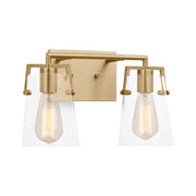 Visual Comfort DJV1032 Crofton 2-lt 15" Vanity Light - Satin Brass