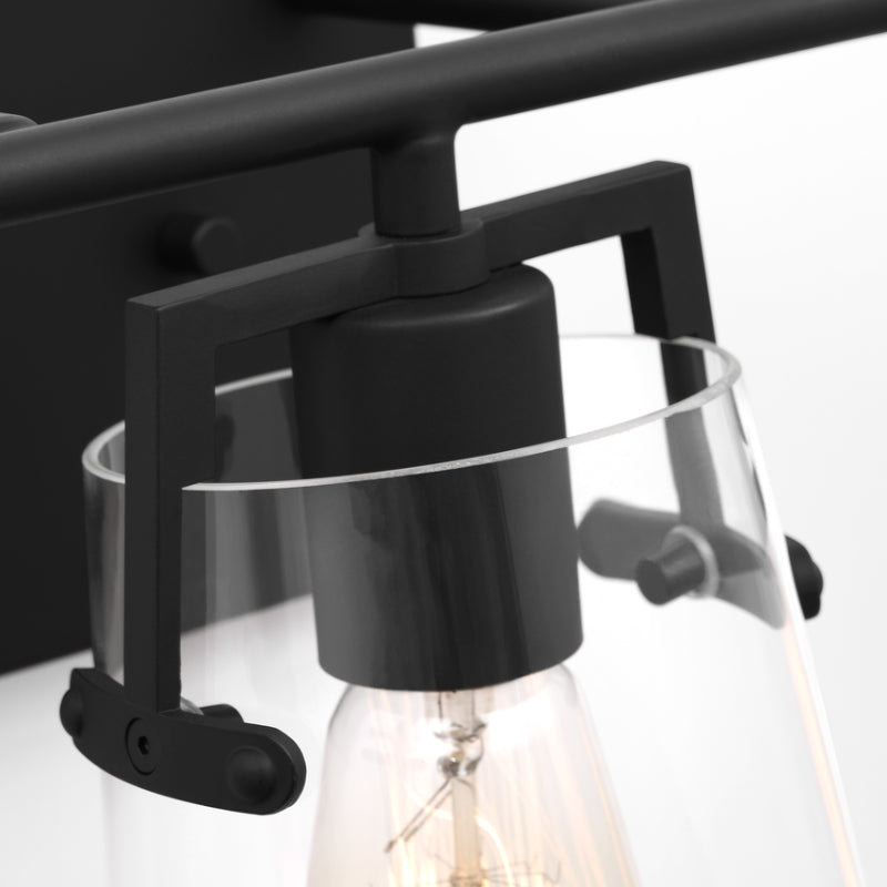 Visual Comfort DJV1033 Crofton 3-lt 24" Vanity Light - Midnight Black