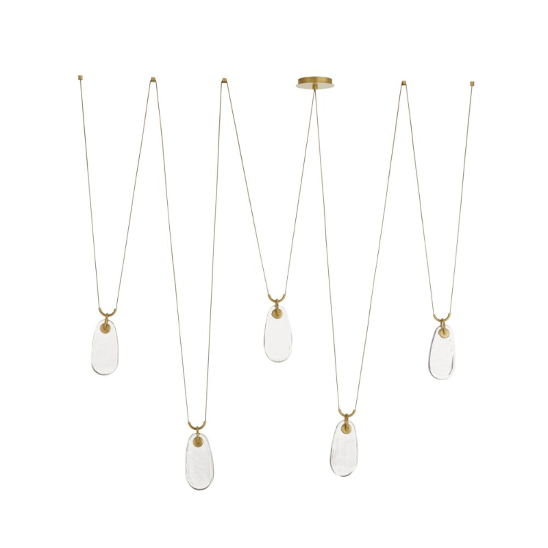 Arteriors GADLC01 Melt 5-lt 82" LED Chandelier