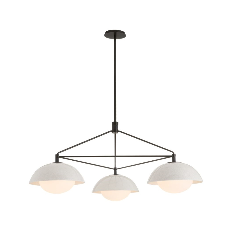 Arteriors GADMC01 Glaze 3-lt 38" Chandelier
