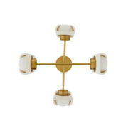 Arteriors GADSC01 Roll 4-lt 20" LED Chandelier