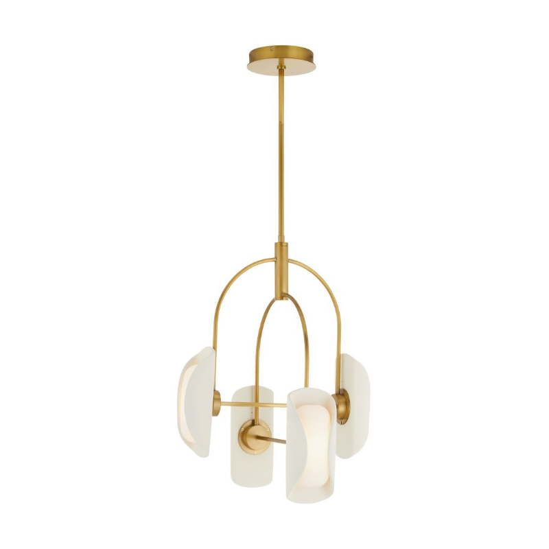 Arteriors GADSC01 Roll 4-lt 20" LED Chandelier