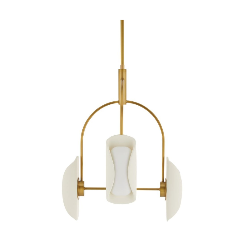 Arteriors GADSC01 Roll 4-lt 20" LED Chandelier