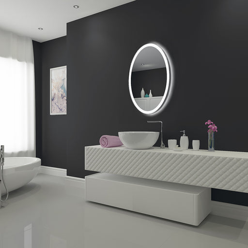 Paris Mirror Galaxy Oval 24" x 36" LED Lighted Mirror, 3CCT Selectable