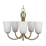 Generation GLC1115 Miles 5-lt 21" Chandelier - Satin Brass