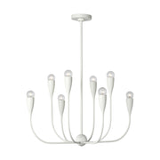 Generation GLC1218 Maya 8-lt 27" Chandelier - Matte White