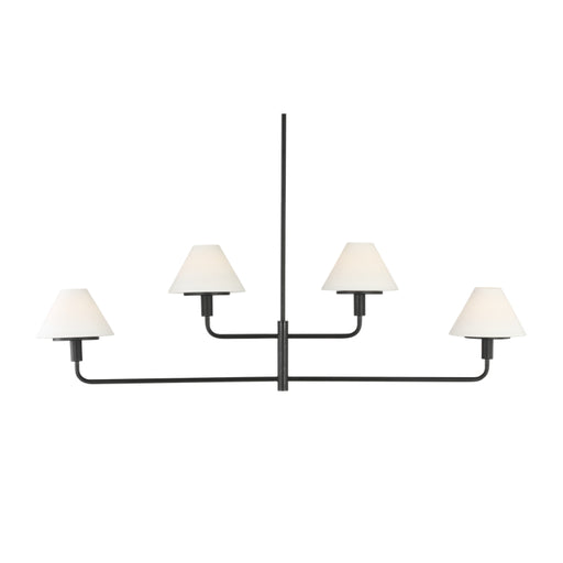 Generation GLC1244 Mendota 4-lt 50" Chandelier - Midnight Black