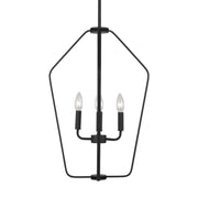 Generation GLC1264 Kennan 4-lt 16" Chandelier - Midnight Black