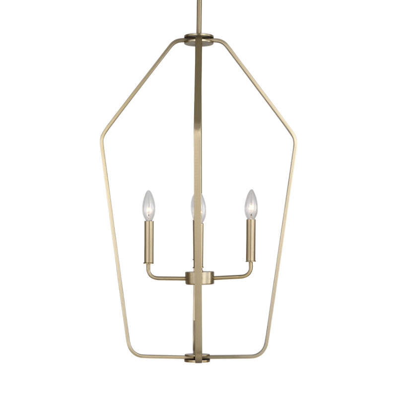 Generation GLC1274 Kennan 4-lt 19" Chandelier - Satin Brass