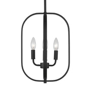 Generation GLC1293 Loretto 3-lt 11" Chandelier - Midnight Black