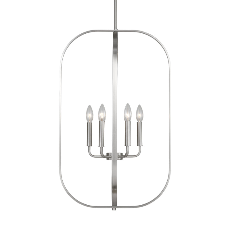Generation GLC1316 Loretto 6-lt 19" Chandelier - Brushed Nickel