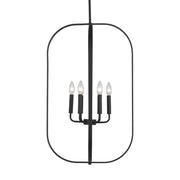 Generation GLC1316 Loretto 6-lt 19" Chandelier - Midnight Black