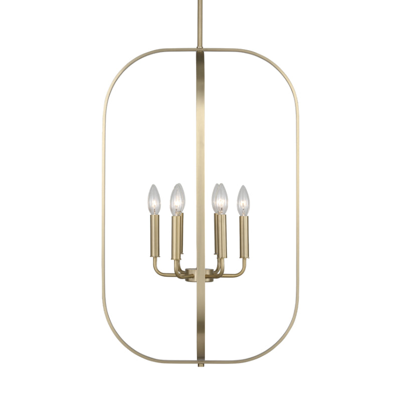 Generation GLC1316 Loretto 6-lt 19" Chandelier - Satin Brass