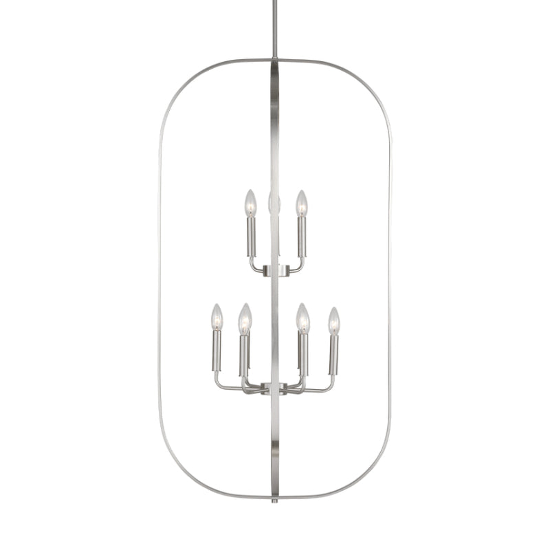 Generation GLC1329 Loretto 9-lt 24" Chandelier - Brushed Nickel