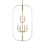 Generation GLC1329 Loretto 9-lt 24" Chandelier - Satin Brass