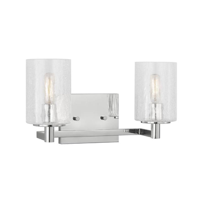 Sea Gull GLV1032 Parker 2-lt 14" Wall/Bath Sconce - Chrome