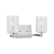 Sea Gull GLV1032EN Parker 2-lt 14" LED Wall/Bath Sconce - Chrome