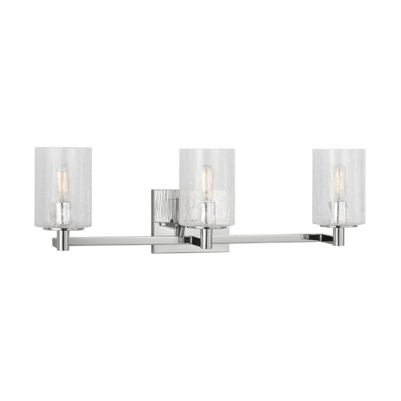 Generation GLV1033 Parker 3-lt 25" Bath Sconce - Chrome